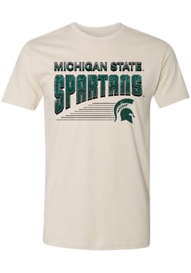Michigan State Spartans Womens Natural Vintage Short Sleeve T-Shirt