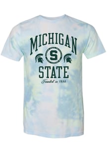 Michigan State Spartans Womens Green Natasha Short Sleeve T-Shirt