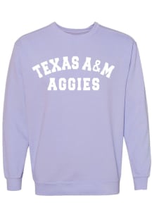 Texas A&amp;M Aggies Womens Purple Classic Crew Sweatshirt