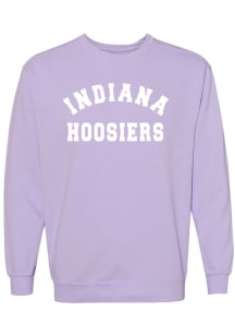 Indiana Hoosiers Womens Purple Classic Crew Sweatshirt
