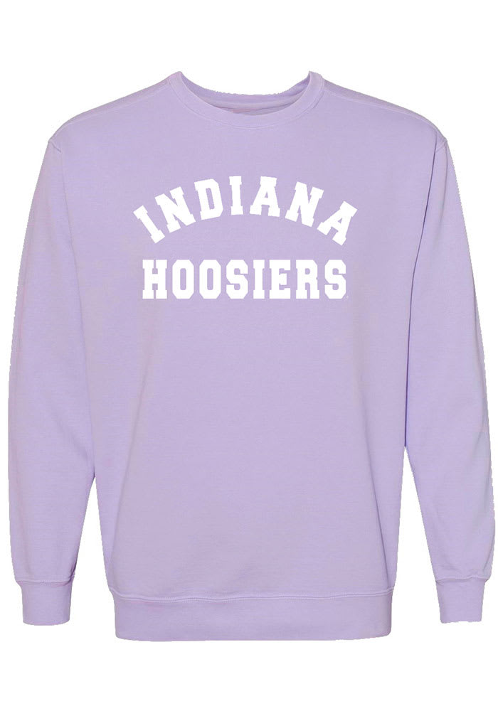 Indiana Hoosiers Womens Purple Classic Crew Sweatshirt