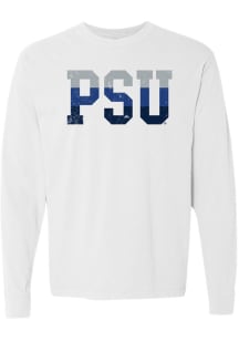 Penn State Nittany Lions Womens White Color Block LS Tee