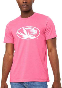 Missouri Tigers Womens Pink Classic Short Sleeve T-Shirt