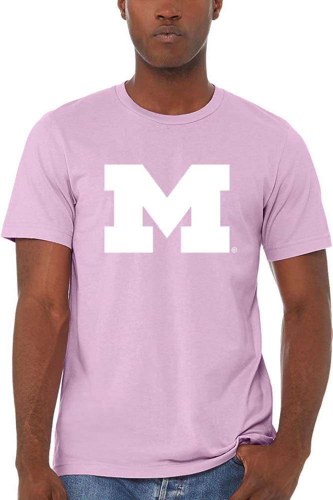 Michigan Wolverines Womens Purple Classic Short Sleeve T-Shirt