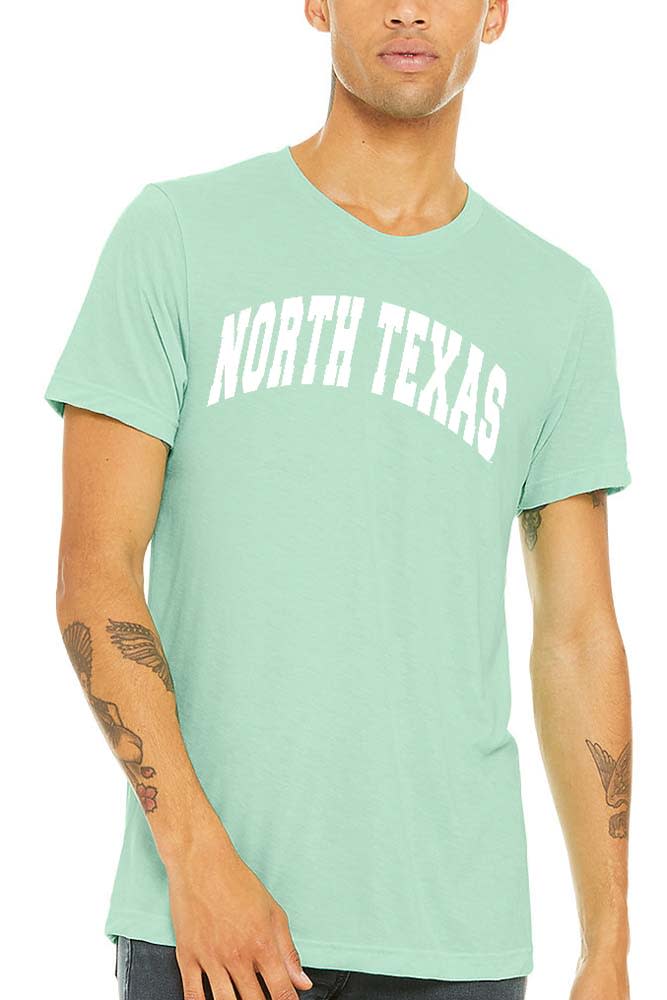 North Texas Mean Green Green Vintage Worm Short Sleeve T Shirt