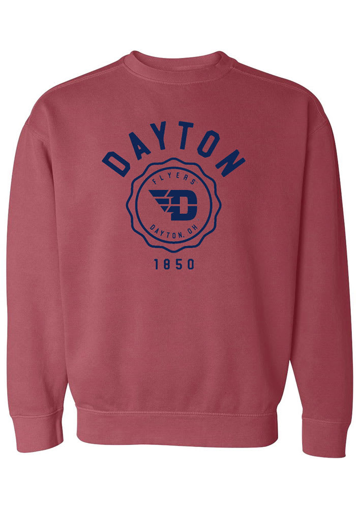 Dayton Flyers Womens Crimson Seal Crew Sweatshirt
