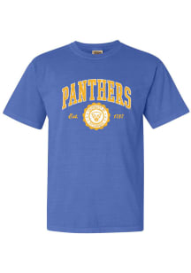 Pitt Panthers Womens Blue Arch Seal Short Sleeve T-Shirt