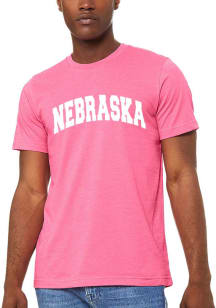 Nebraska Cornhuskers Womens Pink Classic Short Sleeve T-Shirt