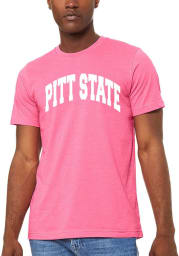 Pitt State Gorillas Womens Pink Classic Short Sleeve T-Shirt