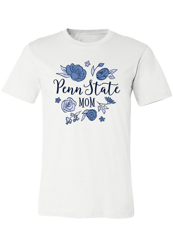 Penn State Nittany Lions Womens White Mom Short Sleeve T-Shirt