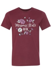 Missouri State Bears Womens Cardinal Mom Short Sleeve T-Shirt
