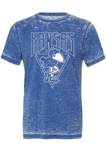 Kansas Jayhawks Womens Blue Peyton Short Sleeve T-Shirt