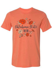 Oklahoma State Cowboys Womens Orange Mom Short Sleeve T-Shirt