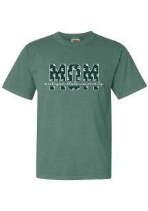 Michigan State Spartans Mom Short Sleeve T-Shirt - Green