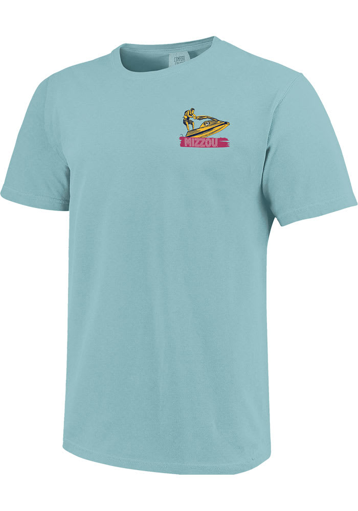Missouri Tigers Green Comfort Colors Lake Vibes Short Sleeve T Shirt