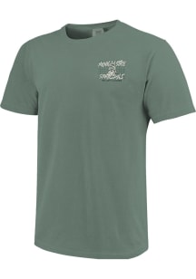 Michigan State Spartans Green Helmet History Short Sleeve T Shirt