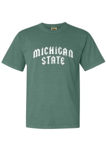 Michigan State Spartans Womens Green Rock Short Sleeve T-Shirt