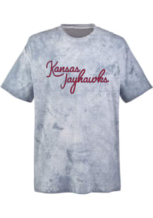Kansas Jayhawks Womens Blue Color Blast Short Sleeve T-Shirt