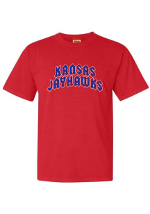 Kansas Jayhawks Womens Red Rock Short Sleeve T-Shirt
