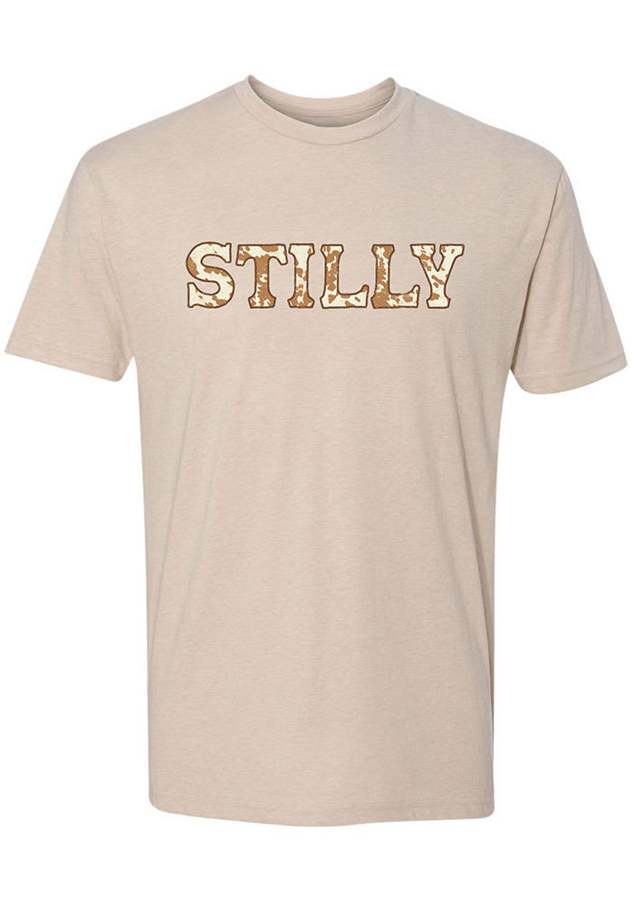 Stillwater Tan Pattern Infill Short Sleeve Fashion T Shirt