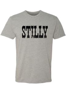 Stillwater Grey Stilly Wordmark Short Sleeve Fashion T Shirt