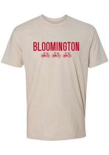 Bloomington Tan Bicycles Short Sleeve Fashion T Shirt