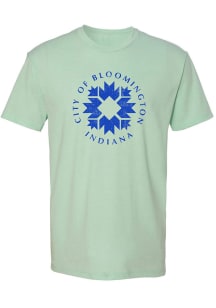 Bloomington Green City Flag Short Sleeve Fashion T Shirt