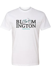 Bloomington White Bicycles Short Sleeve Fashion T Shirt