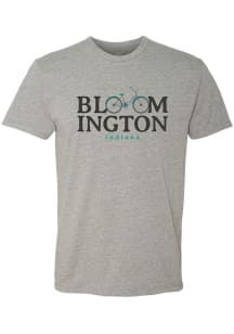 Bloomington Grey Bicycles Short Sleeve Fashion T Shirt