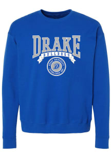 Drake Bulldogs Womens Blue Jessie Crew Sweatshirt