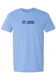 St Louis Blue Wordmark Short Sleeve T Shirt