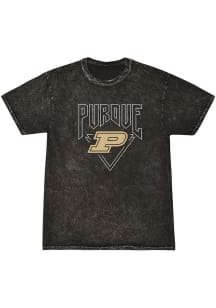 Purdue Boilermakers Mineral Wash Short Sleeve T-Shirt - Black