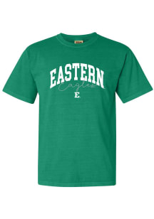 Eastern Michigan Eagles Womens Green Script Short Sleeve T-Shirt