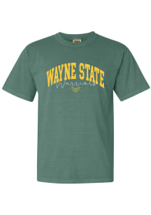 Wayne State Warriors Womens  Script Short Sleeve T-Shirt