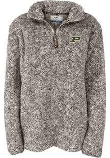 Womens Black Purdue Boilermakers Whitney Qtr Zip