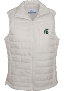 Michigan State Spartans Womens White Madalyn Vest