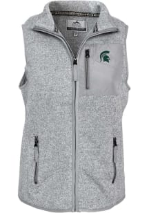 Womens Grey Michigan State Spartans Mary Kate Vest