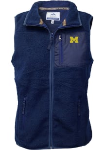 Michigan Wolverines Womens Navy Blue Hannah Vest
