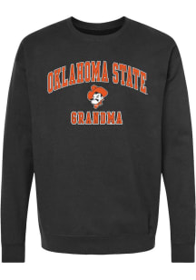 Oklahoma State Cowboys Womens Black Grandma Crew Sweatshirt