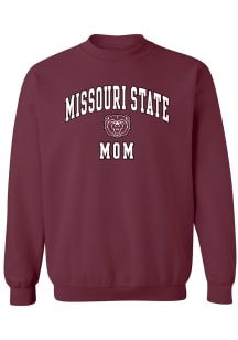 Missouri State Bears Womens Maroon Mom Crew Sweatshirt