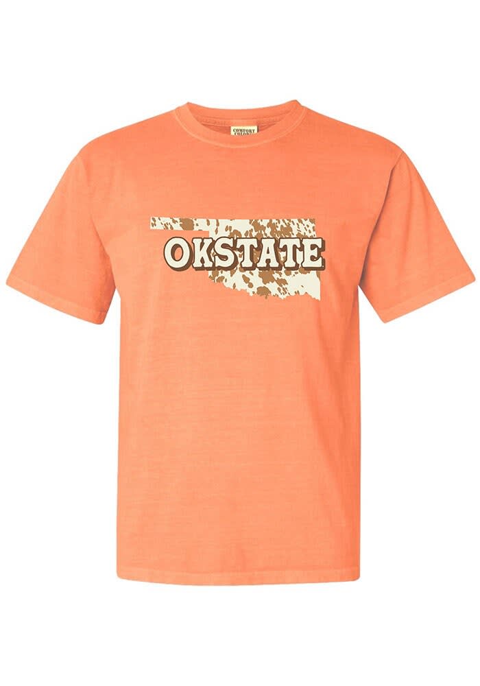 Osu Cowboys Classic Script V-Neck T-Shirt Orange Orange / Large