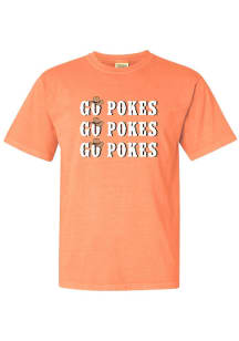 Oklahoma State Cowboys Womens Orange Pokes Short Sleeve T-Shirt