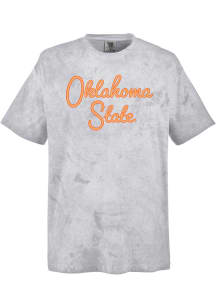 Oklahoma State Cowboys Womens Grey Color Blast Short Sleeve T-Shirt