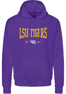 LSU Tigers Womens Purple Kendall Hooded Sweatshirt