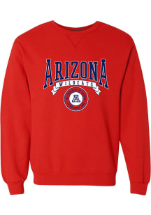 Arizona Wildcats Womens Red Jessie Crew Sweatshirt