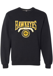 Iowa Hawkeyes Womens Black Jessie Crew Sweatshirt