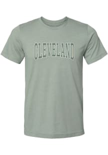 Cleveland Green Wordmark Short Sleeve Fashion T Shirt