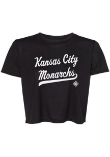 Kansas City Monarchs Womens Grey Blair Short Sleeve T-Shirt