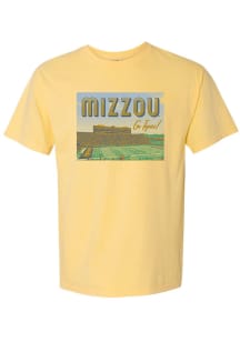 Missouri Tigers Womens Yellow Snapshot Short Sleeve T-Shirt