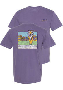 LSU Tigers Womens Purple Stadium Short Sleeve T-Shirt